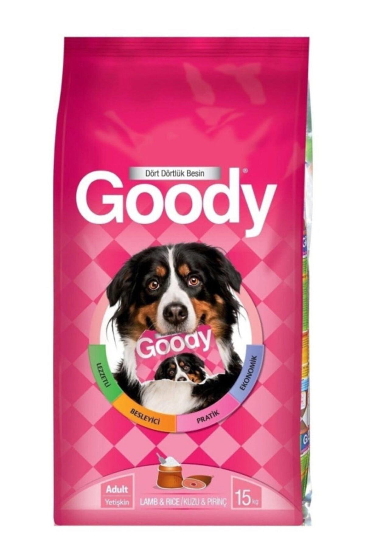 Goody Pirinçli ve Kuzu Etli Tüm Irklar Yetişkin Kuru Köpek Maması 15 kg