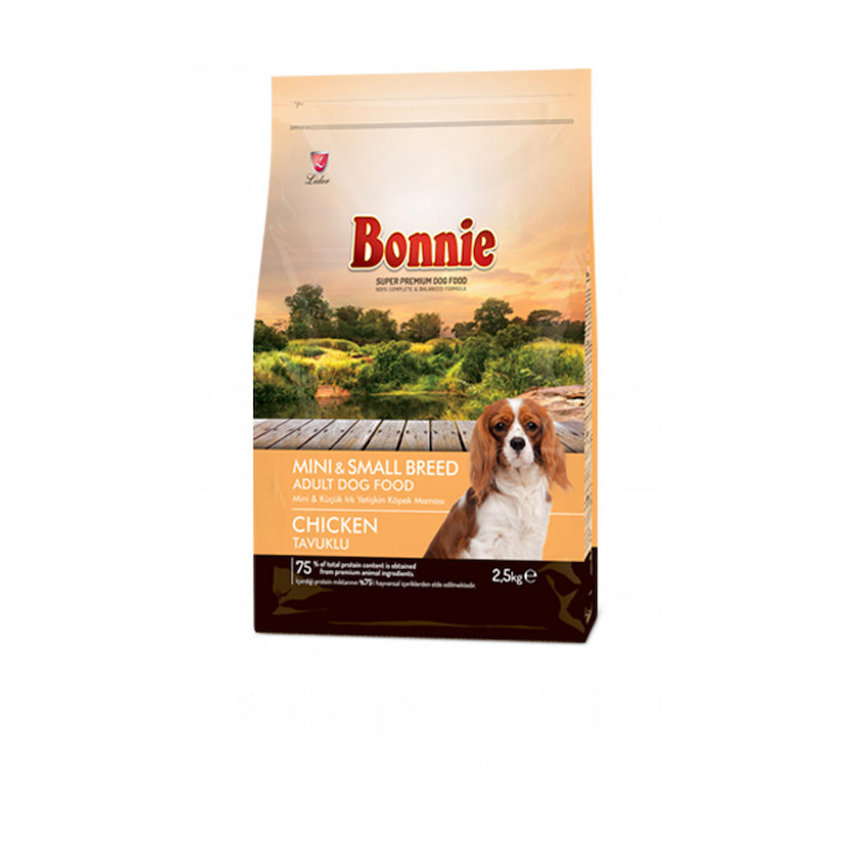 Bonnie Super Premium Tavuklu Küçük Irk Yetişkin Kuru Köpek Maması 2.5 kg