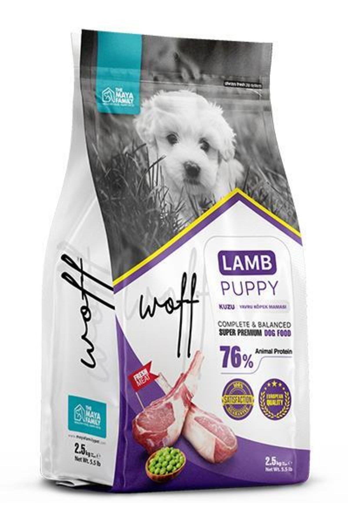 Woff Super Premium Kuzu Etli Tüm Irklar Yavru Kuru Köpek Maması 2.5 kg