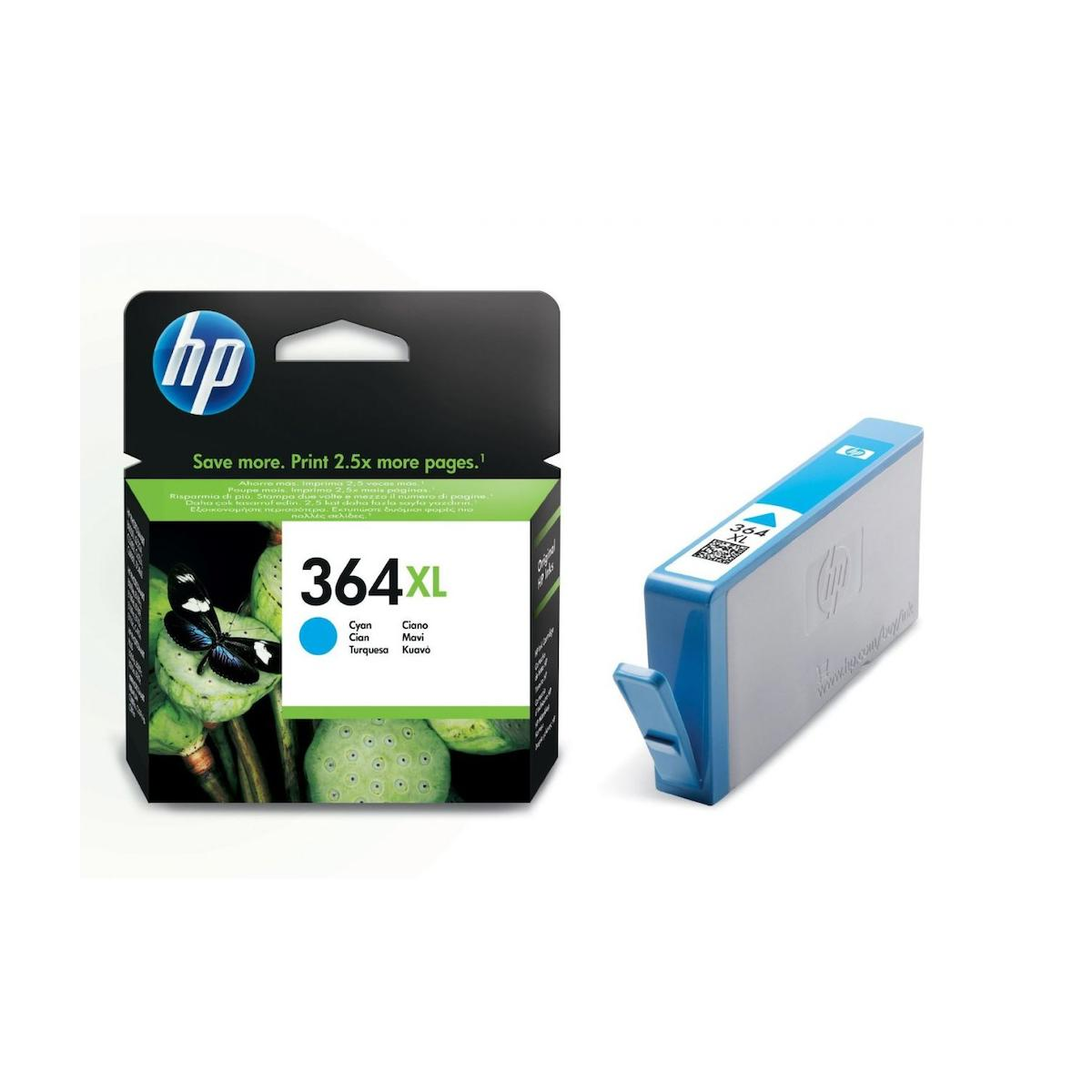 HP 364XL-CB323E Orijinal Mavi Mürekkep Kartuş