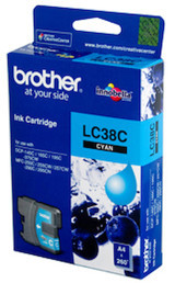 Brother LC38-LC980 Orijinal Mavi Mürekkep Kartuş