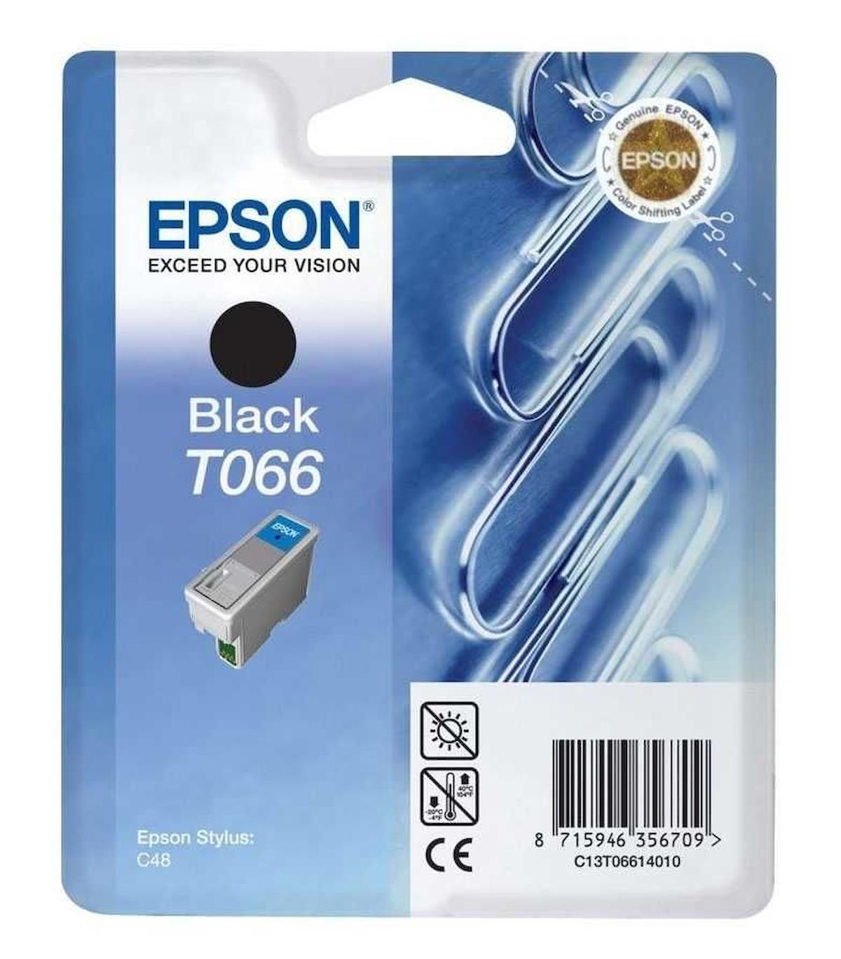 Epson T066-C13T06614020 Orijinal Siyah Mürekkep Kartuş