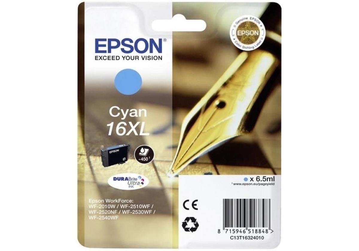 Epson 16XL-T1632-C13T16324020 Orijinal Mavi Mürekkep Kartuş