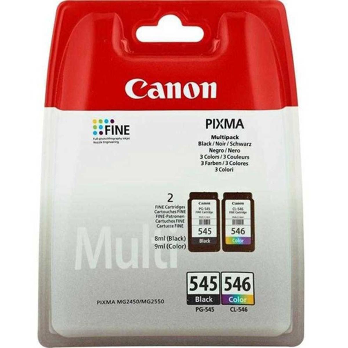 Canon PG-545/CL-546 Orijinal Renkli Mürekkep Kartuş