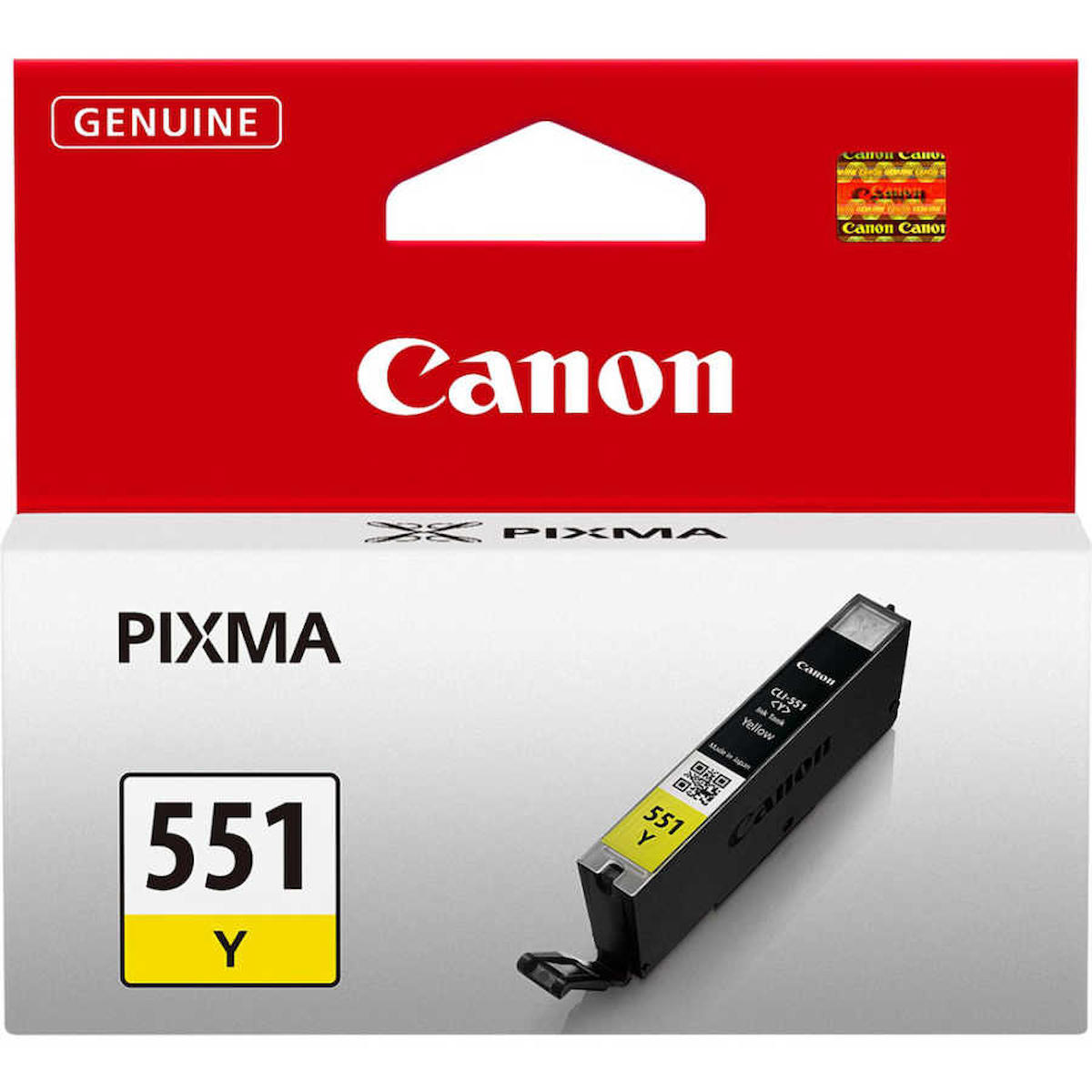 Canon CLI-551 Orijinal Sarı Mürekkep Kartuş