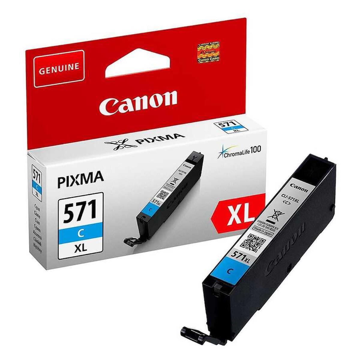 Canon CLI-571XL Orijinal Mavi Mürekkep Kartuş