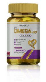 Viapecia Pro Omega Mix Aromalı Unisex Vitamin 200 Kapsül
