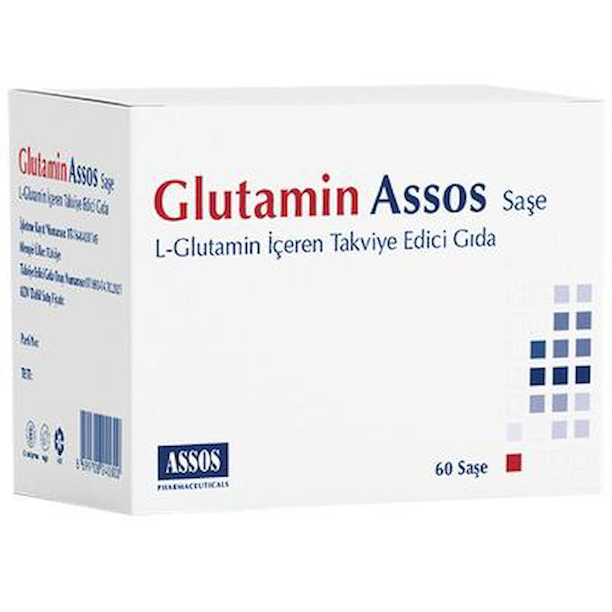 Assos L-Glutamin Sade Unisex Vitamin 60 Şase
