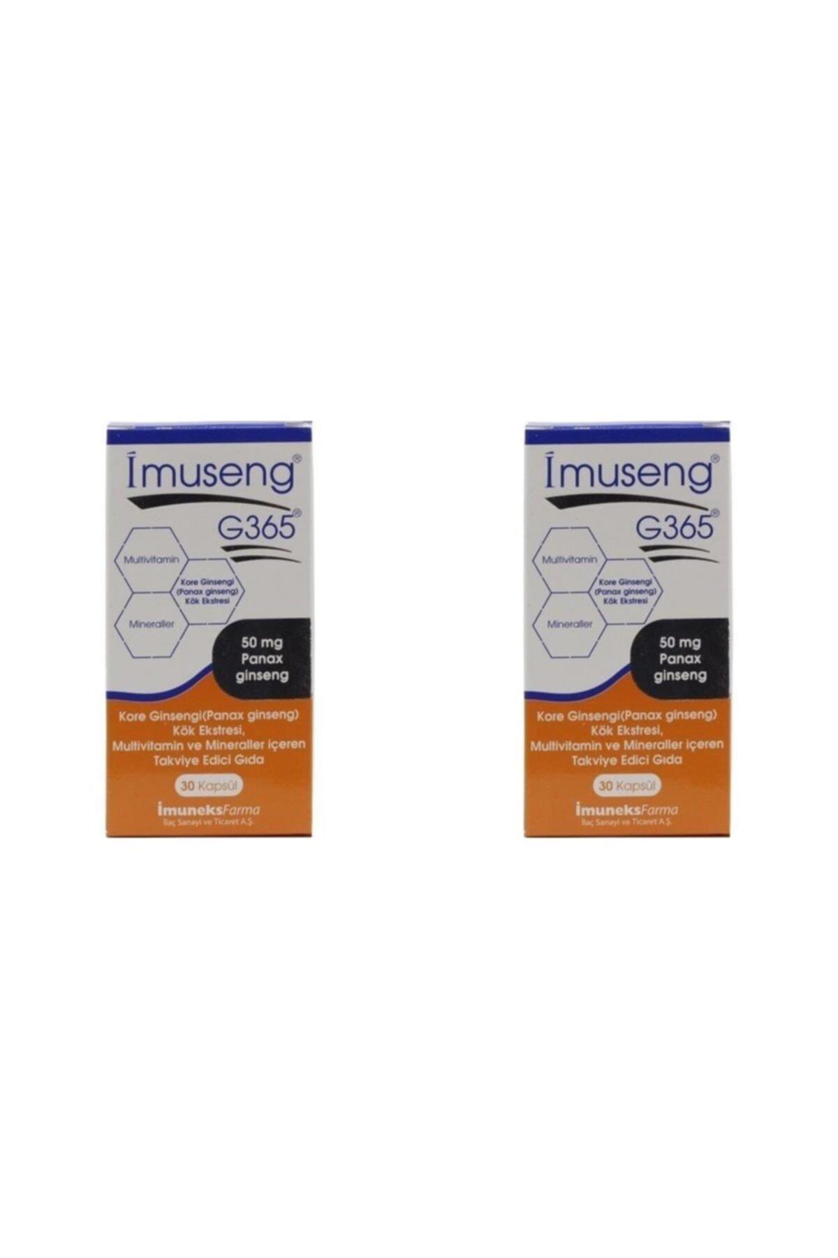 Imuneks Imuseng G365 Aromasız Unisex Vitamin 2x30 Kapsül