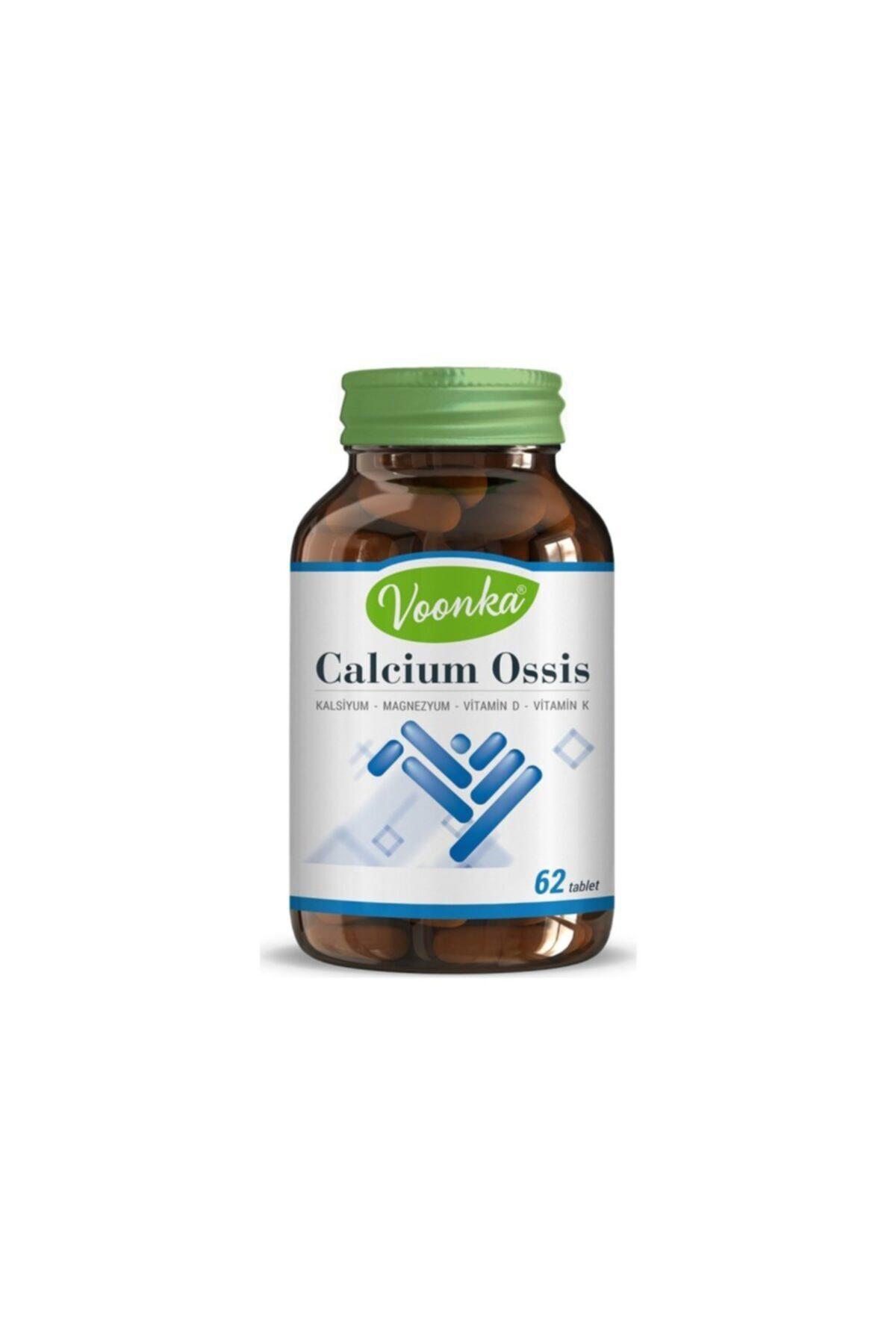 Voonka Calcium Ossis Aromasız Unisex Vitamin 62 Tablet