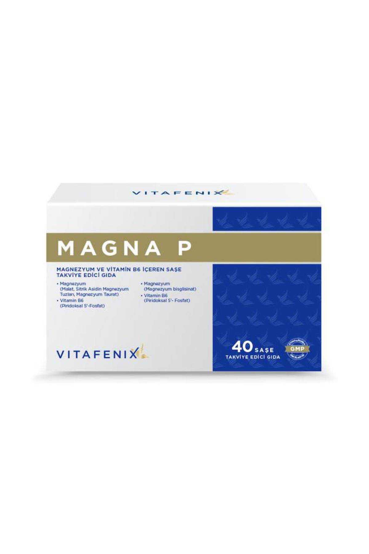 Vitafenix Magnezyum Aromasız Unisex Vitamin 40 Şase