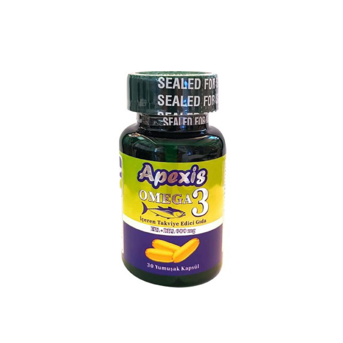 Apexis Omega-3 Sade Çocuk - Yetişkin Vitamin 30 Kapsül