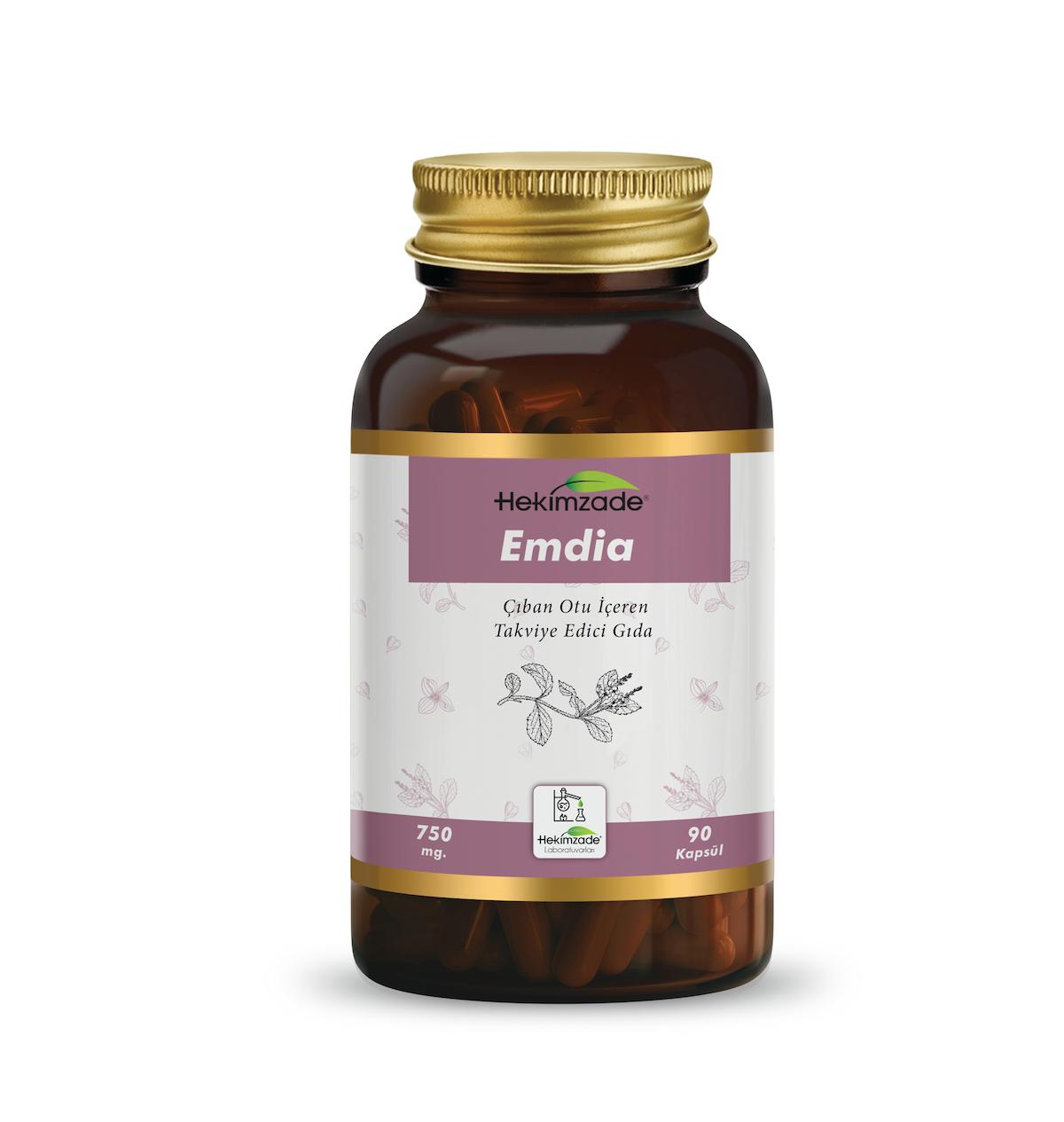 Hekimzade Emdia Aromasız Unisex Vitamin 90 Kapsül