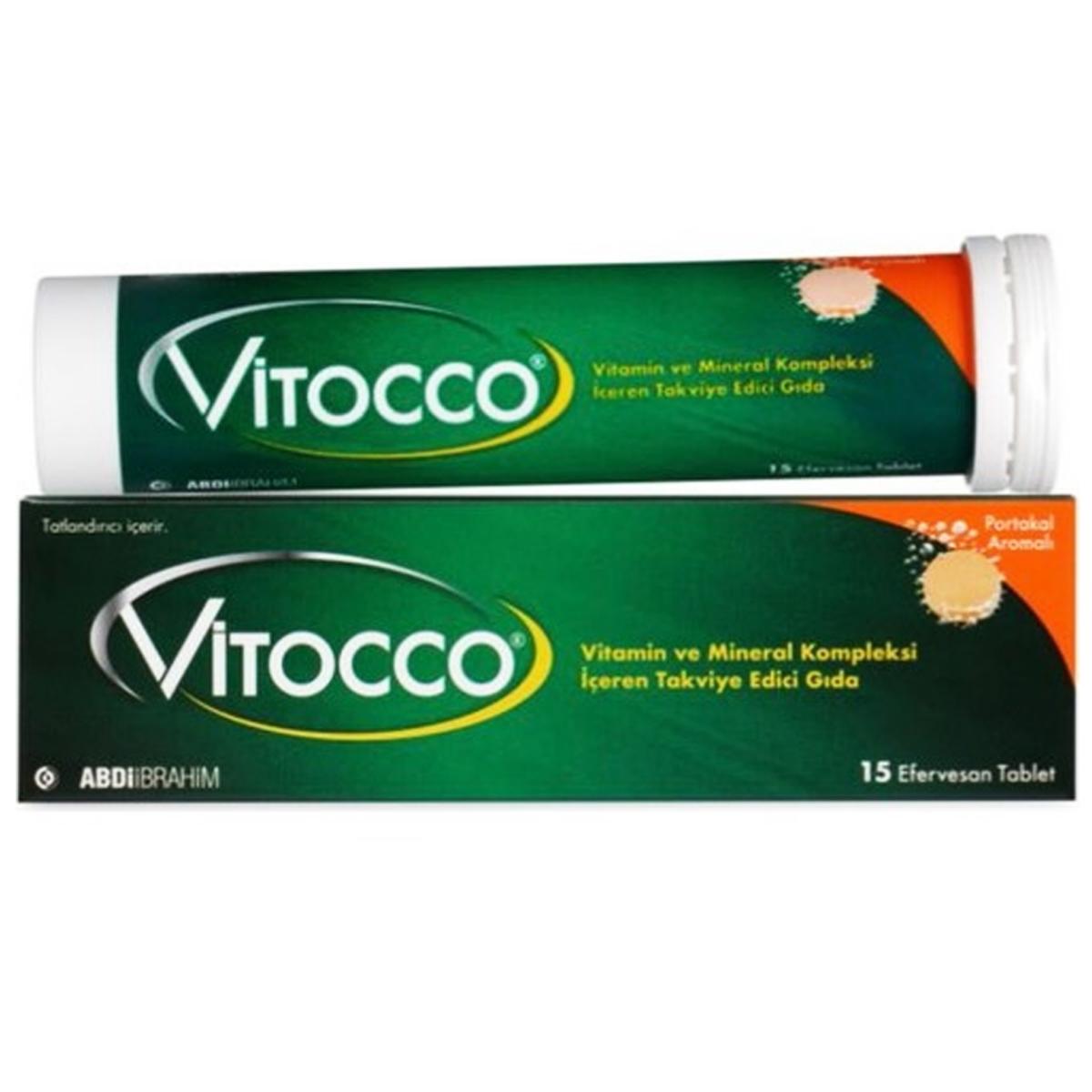 Vitocco Aromalı Unisex Vitamin 15 Tablet