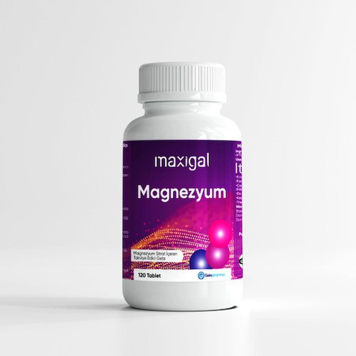 Maxigal Magnezyum Aromasız Unisex Vitamin 120 Tablet