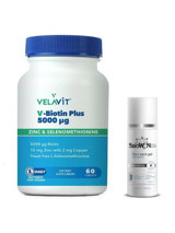 Velavit Biotin Aromasız Unisex Vitamin 60 Tablet