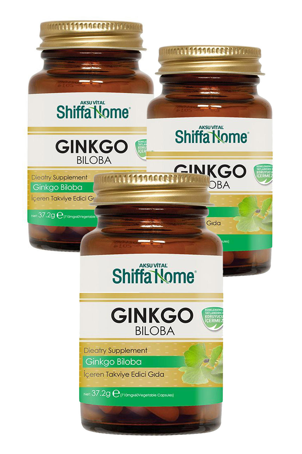 Shiffa Home Ginkgo Aromasız Unisex Vitamin 60 Kapsül