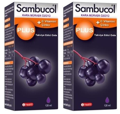 Sambucol Çinko Aromalı Unisex Vitamin 2x120 ml