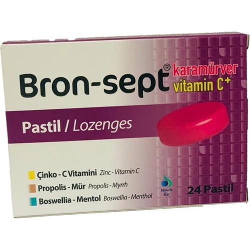 Bron-Sept Karamürver Aromalı Unisex Vitamin 24 Tablet