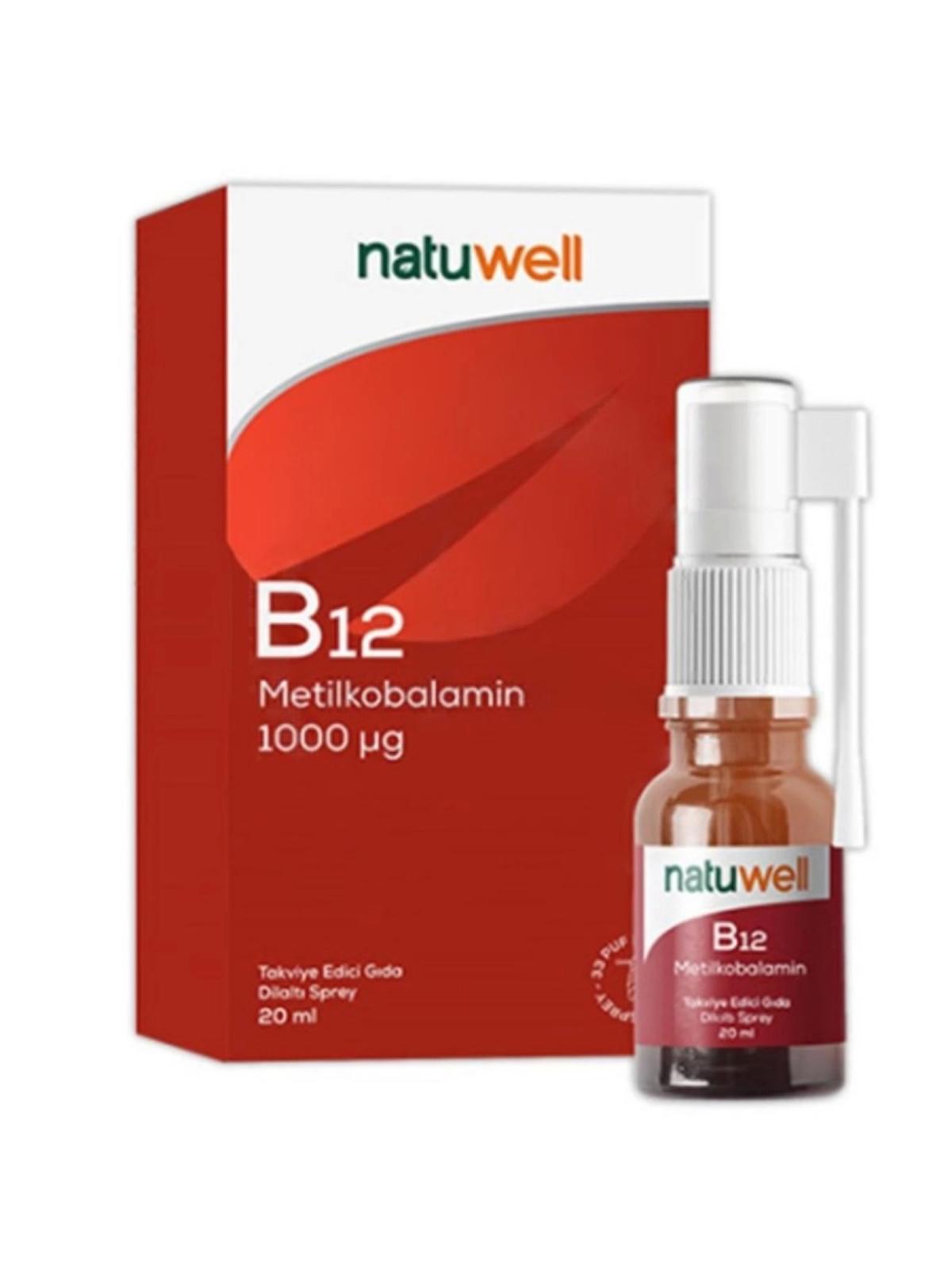 Natuwell B12 Sade Unisex Vitamin 20 ml