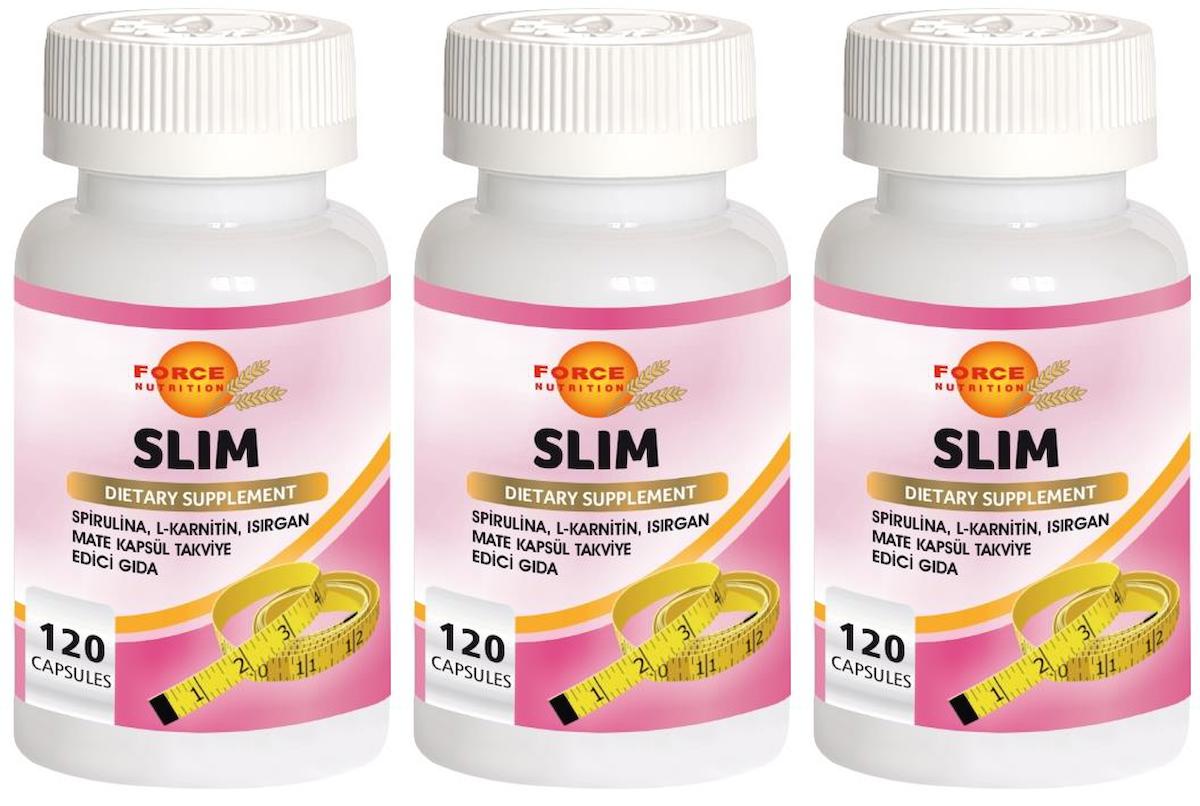 Force Nutrition Slim Aromasız Unisex Vitamin 3x120 Kapsül