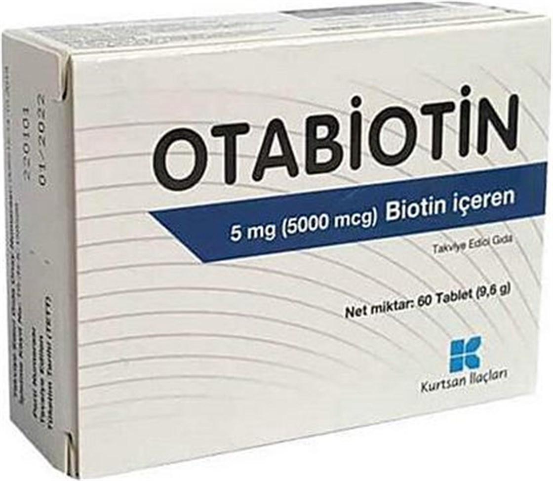 Kurtsan Biotin Aromasız Unisex Vitamin 60 Tablet
