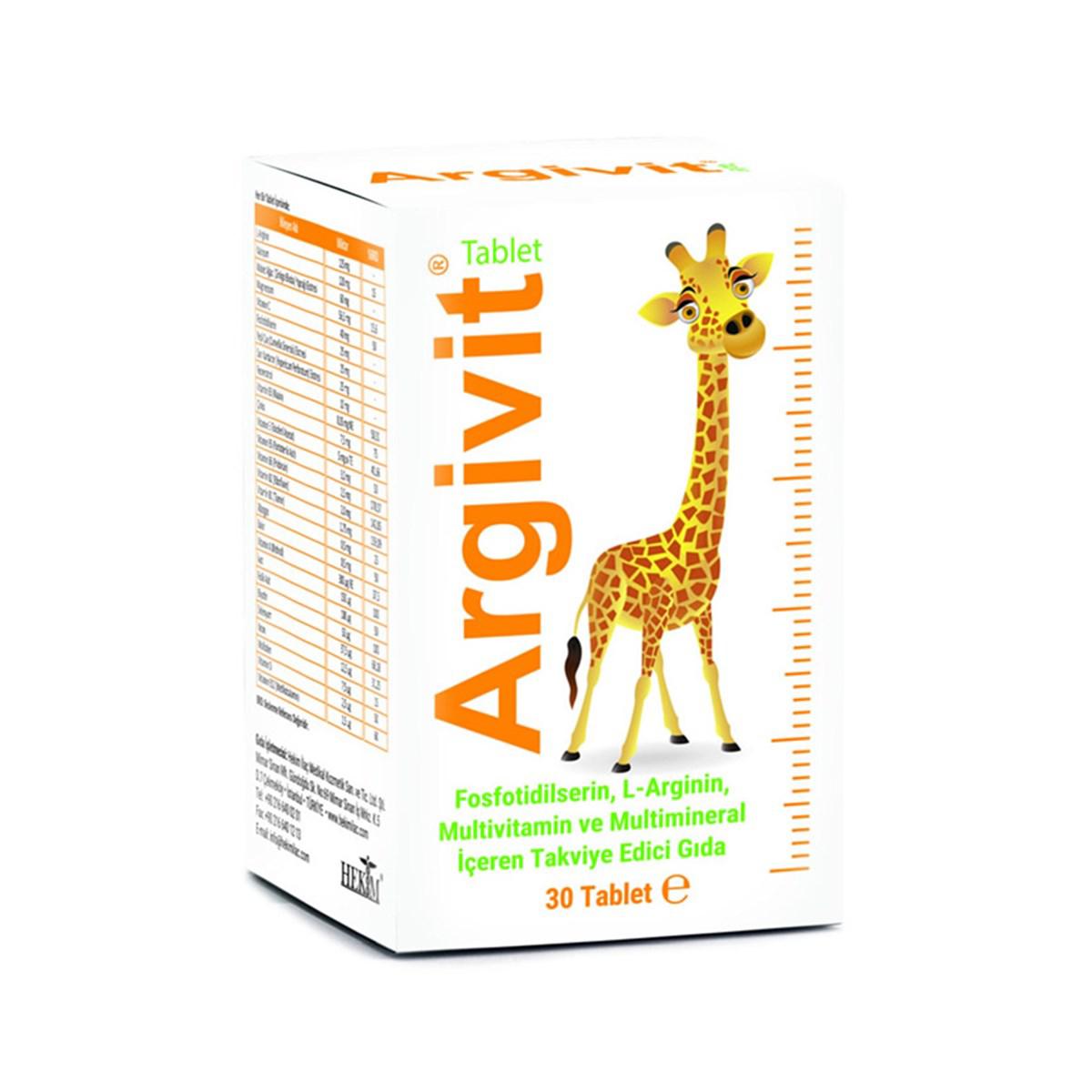 Argivit Sade Çocuk Vitamin 30 Kapsül