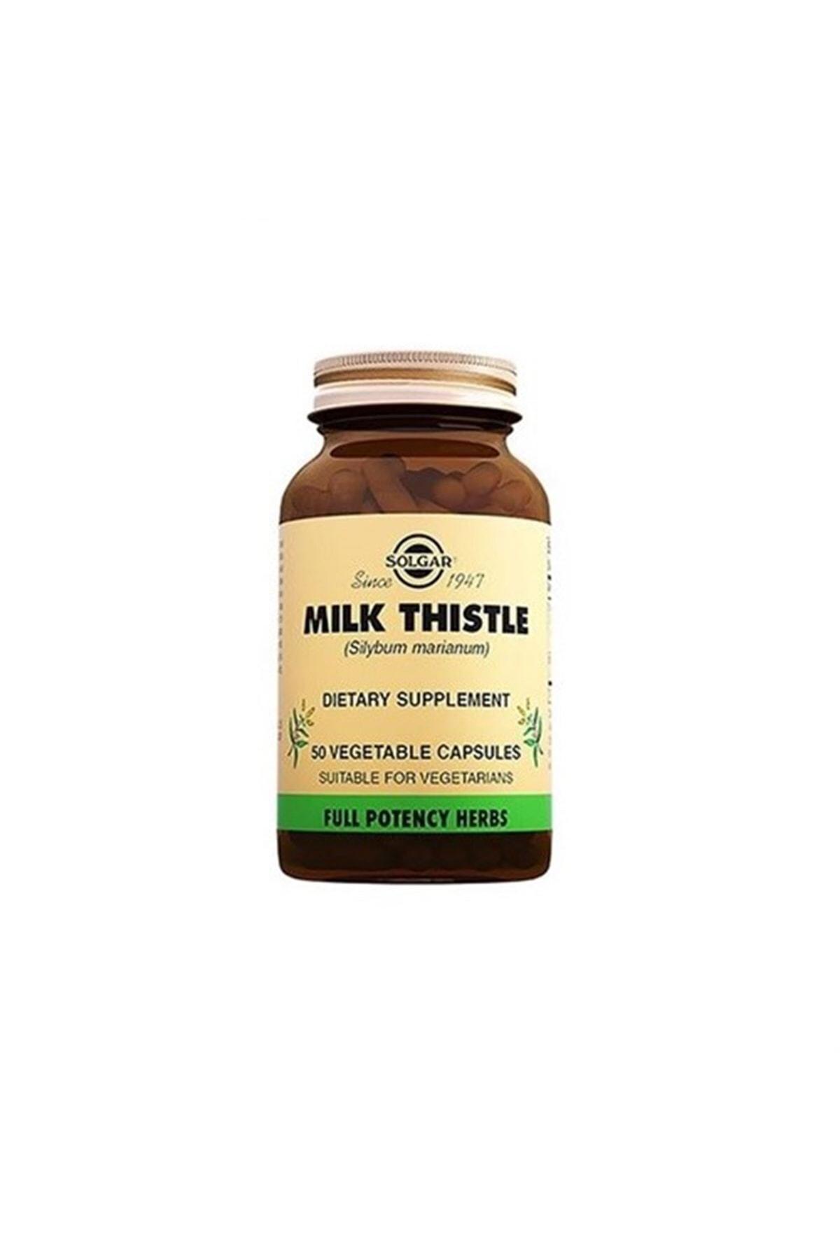 Solgar Milk Thistle Aromasız Unisex Vitamin 50 Kapsül