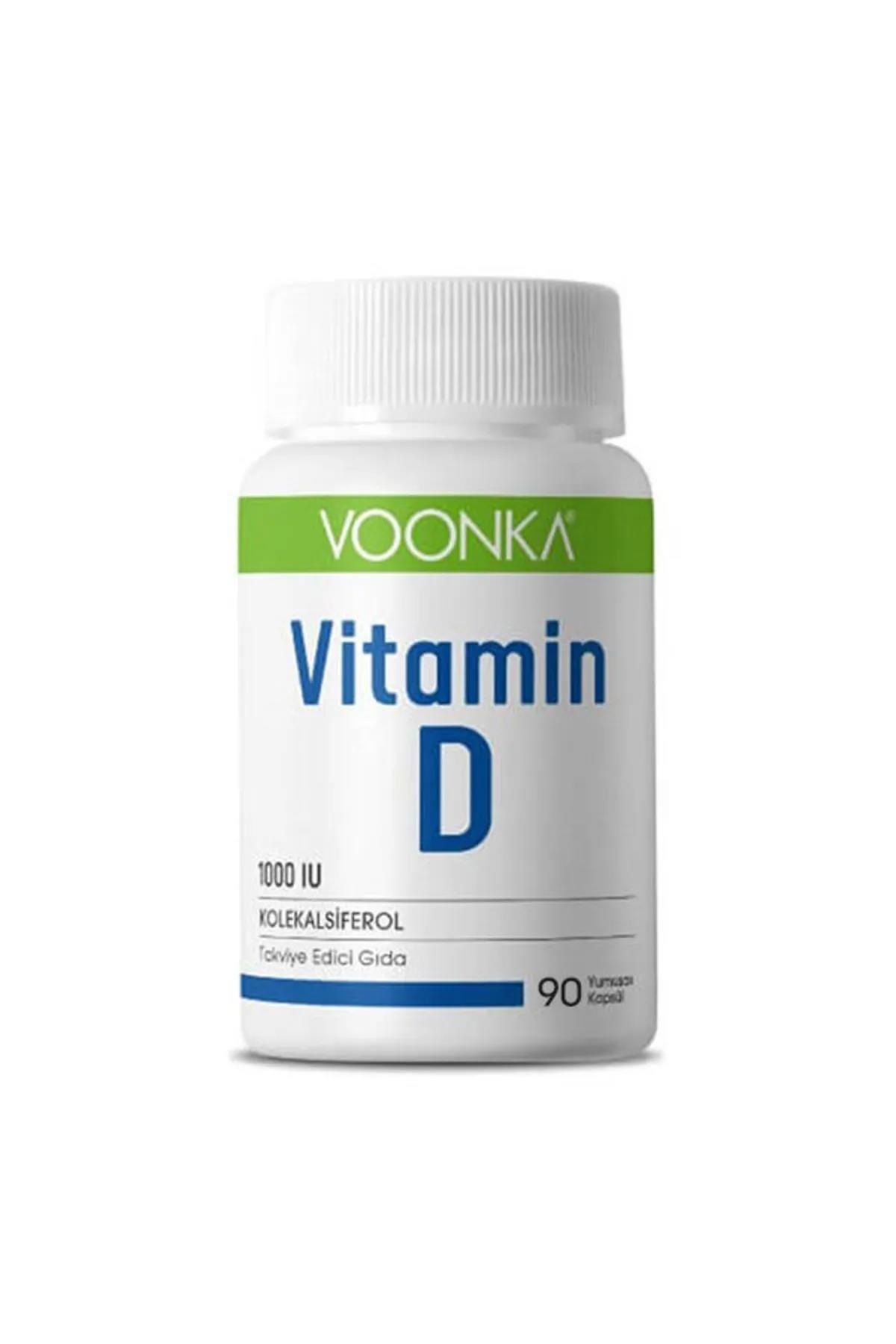 Voonka Vitamin D Sade Unisex 90 Kapsül