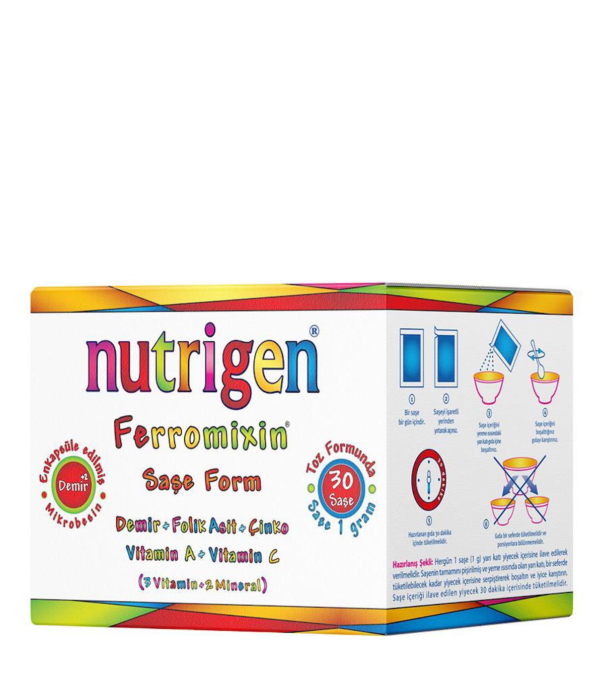 Nutrıgen Ferromixin Aromalı Çocuk Vitamin 30 Şase