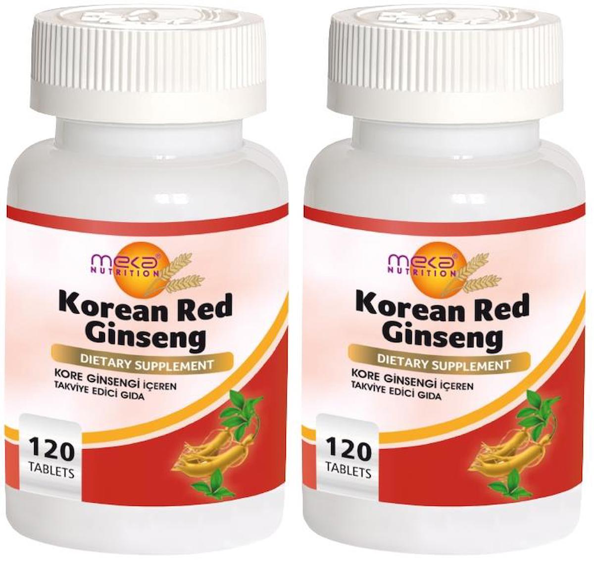 Meka Nutrition Ginseng Aromasız Unisex Vitamin 2x120 Tablet