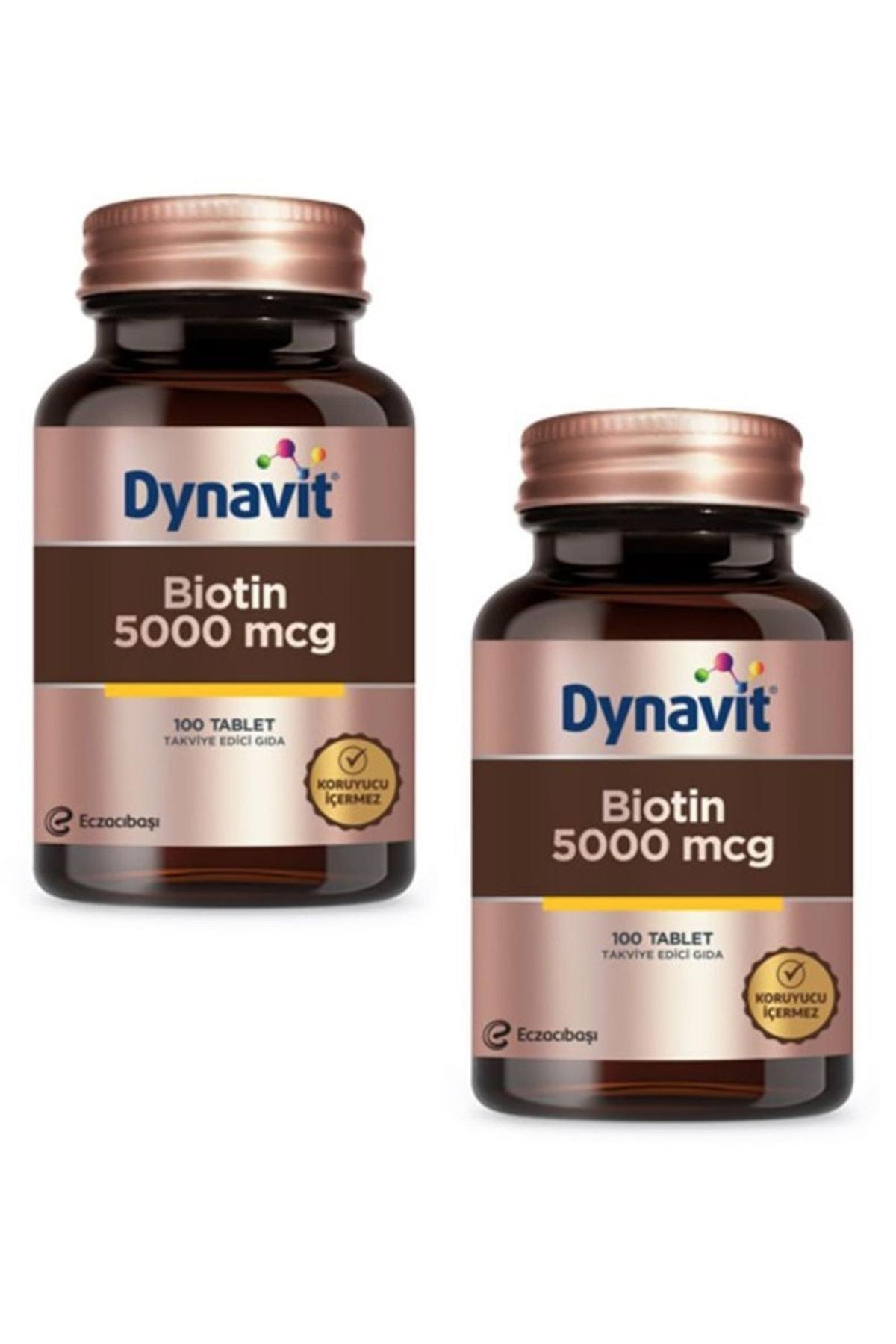 Dynavit Dynavit Biotin Aromasız Unisex Vitamin 2x100 Tablet