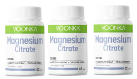 Voonka Magensium Citrate Sade Unisex Vitamin 3x62 Kapsül