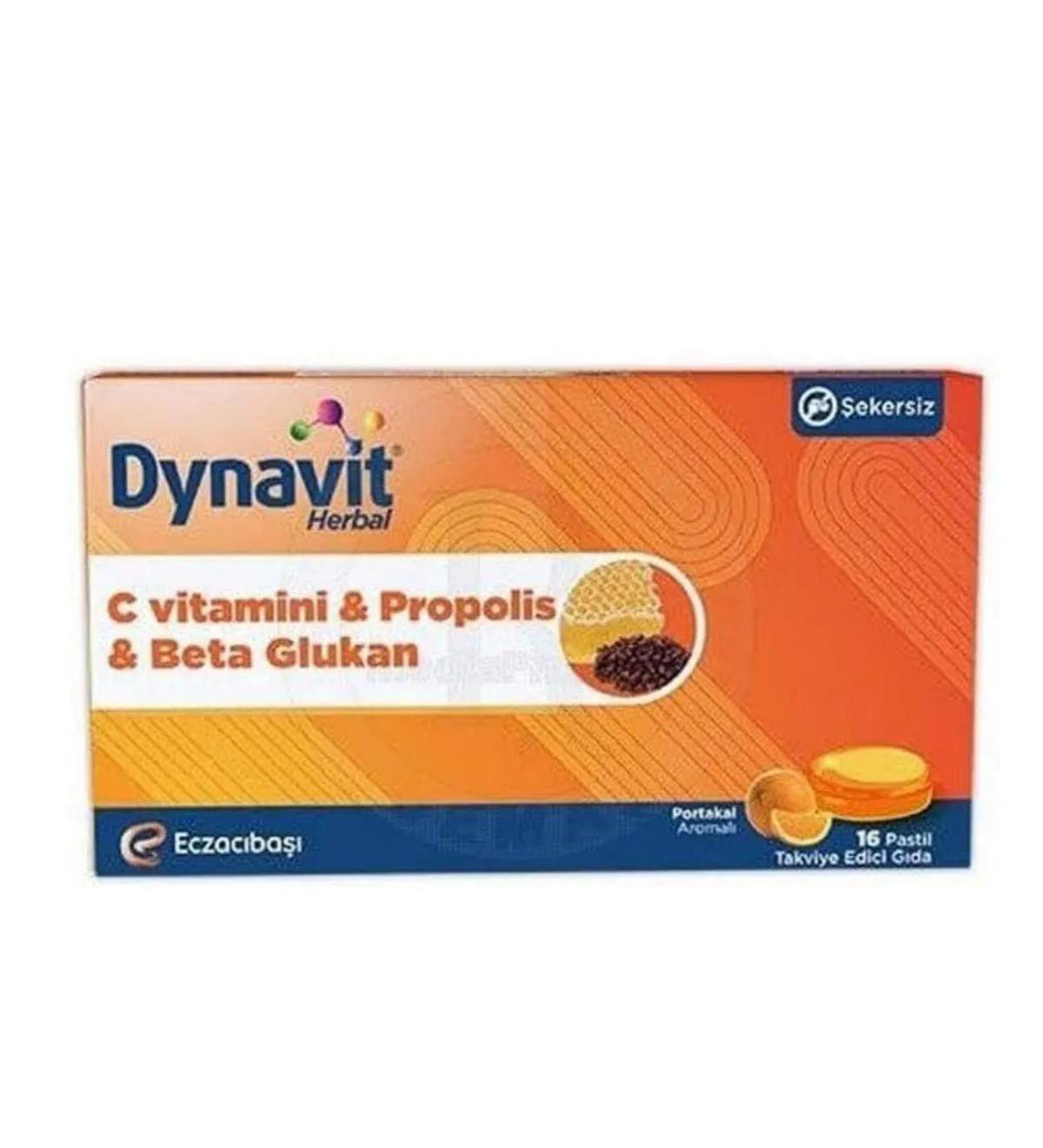Dynavit Propolis Aromalı Unisex Vitamin 16 Tablet