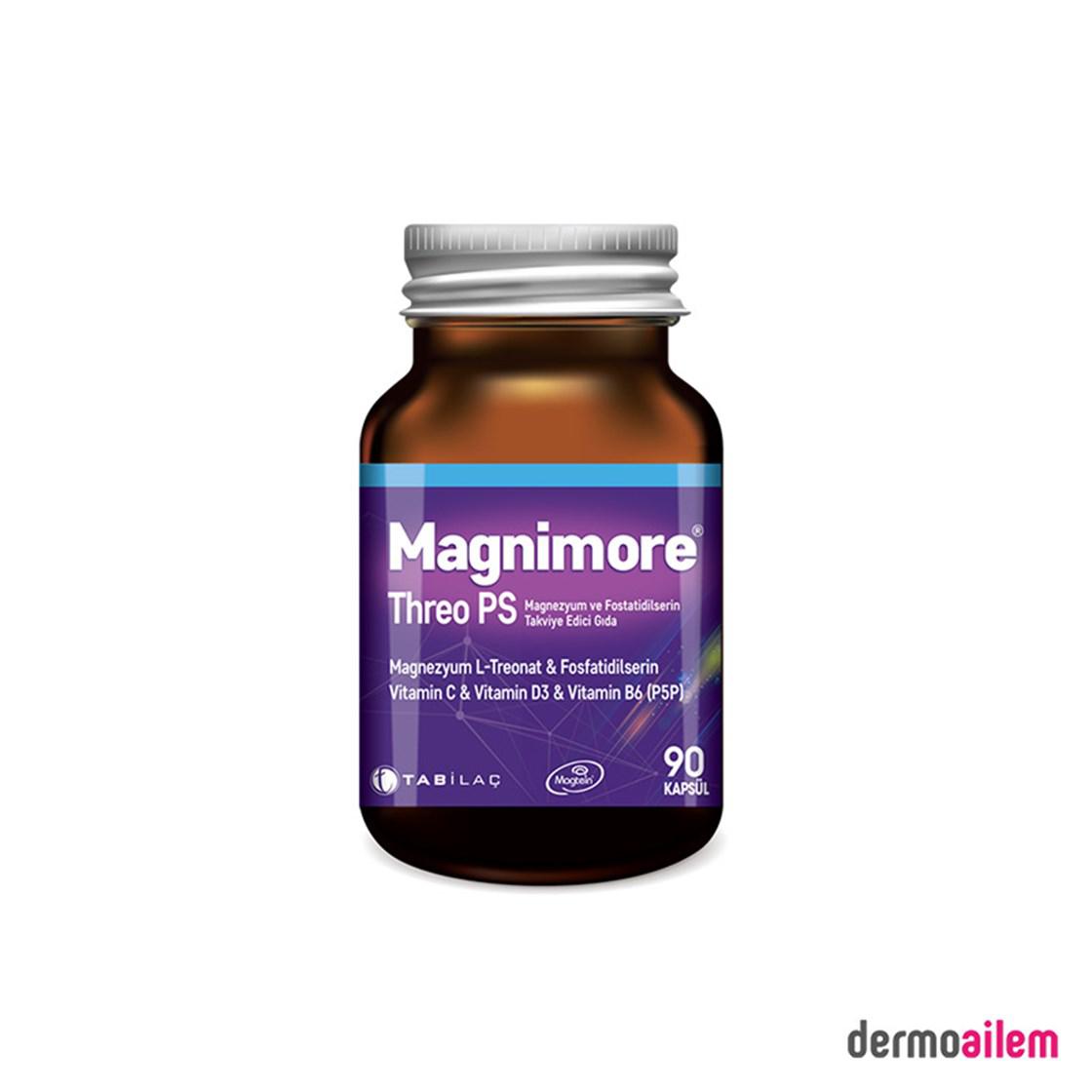 Magnimore Magnezyum Sade Unisex Vitamin 90 Kapsül