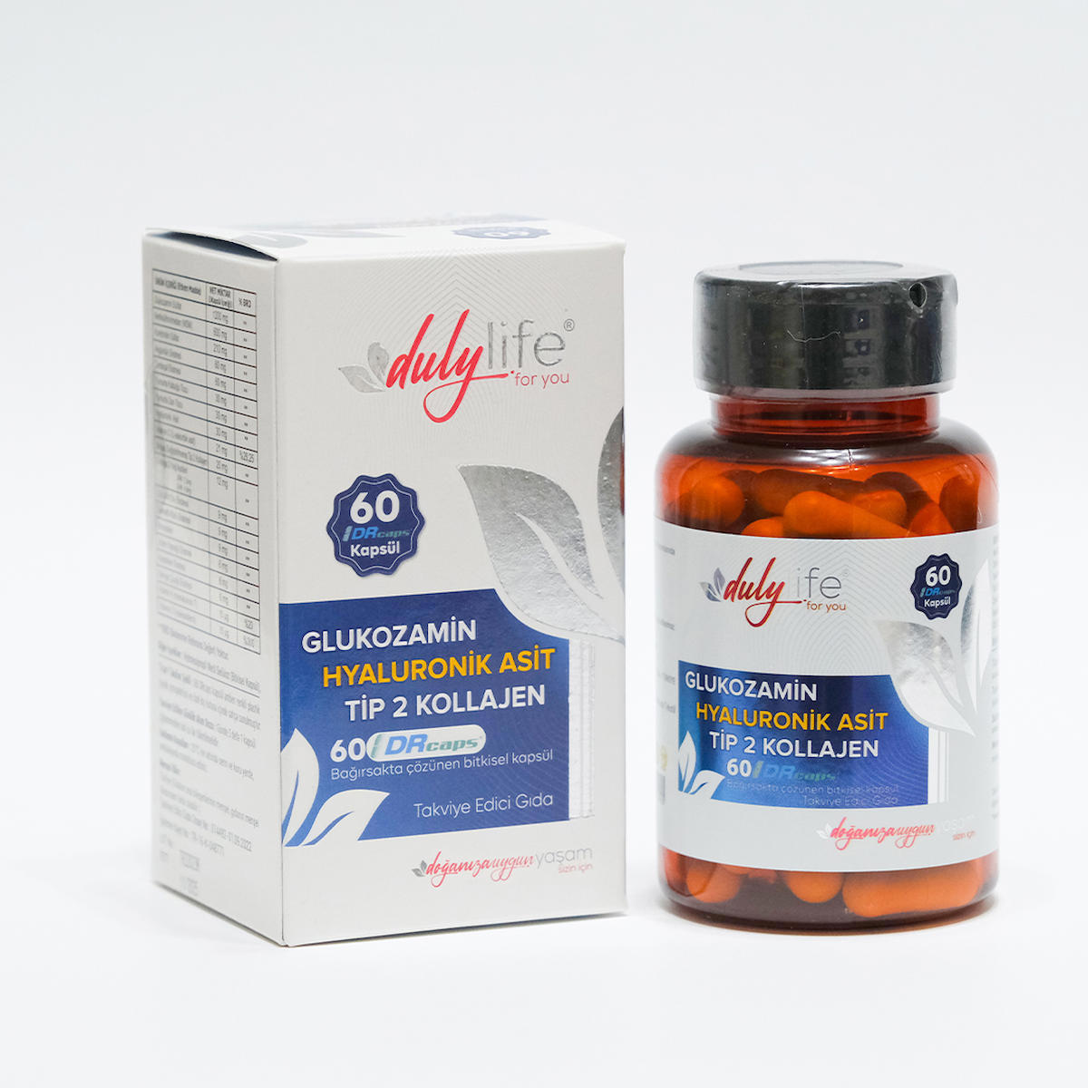 Dulylife Glukozamin+Hyaluronik Sade Unisex Vitamin 60 Tablet