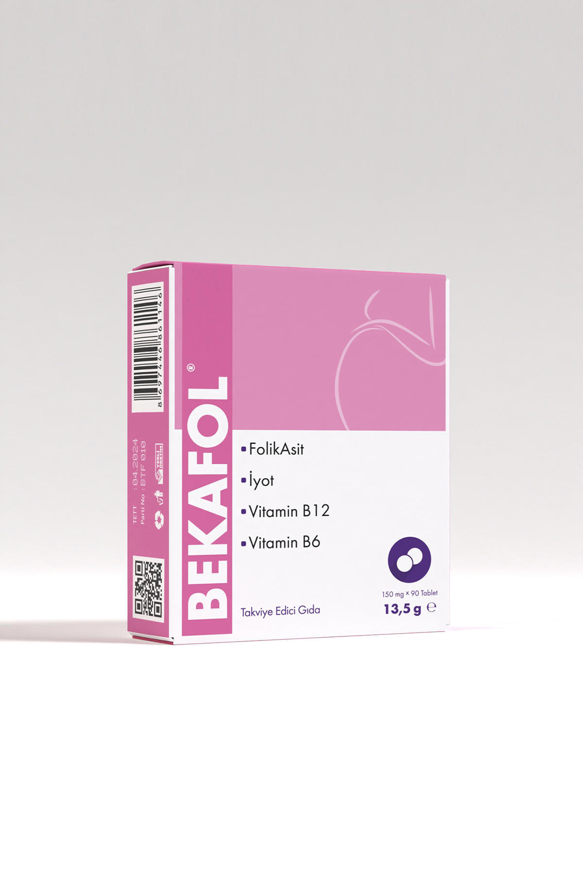 Bekafol Vitamin B6 Aromasız Unisex 90 Tablet