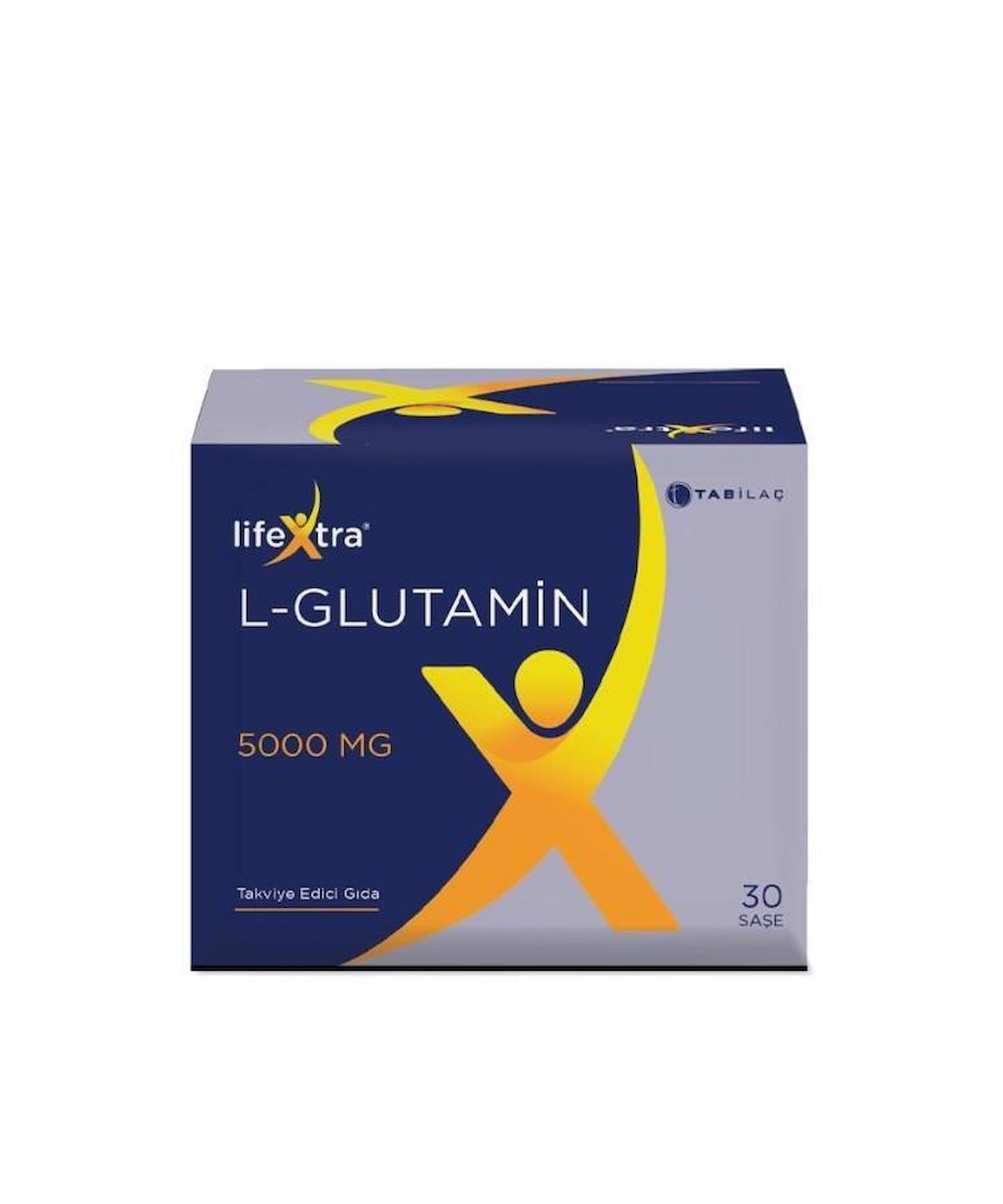 Tab İlaç L-Glutamin Aromasız Unisex Vitamin 30 Şase