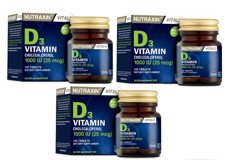 Nutraxin D3 Vitamini Sade Unisex 3x120 Tablet