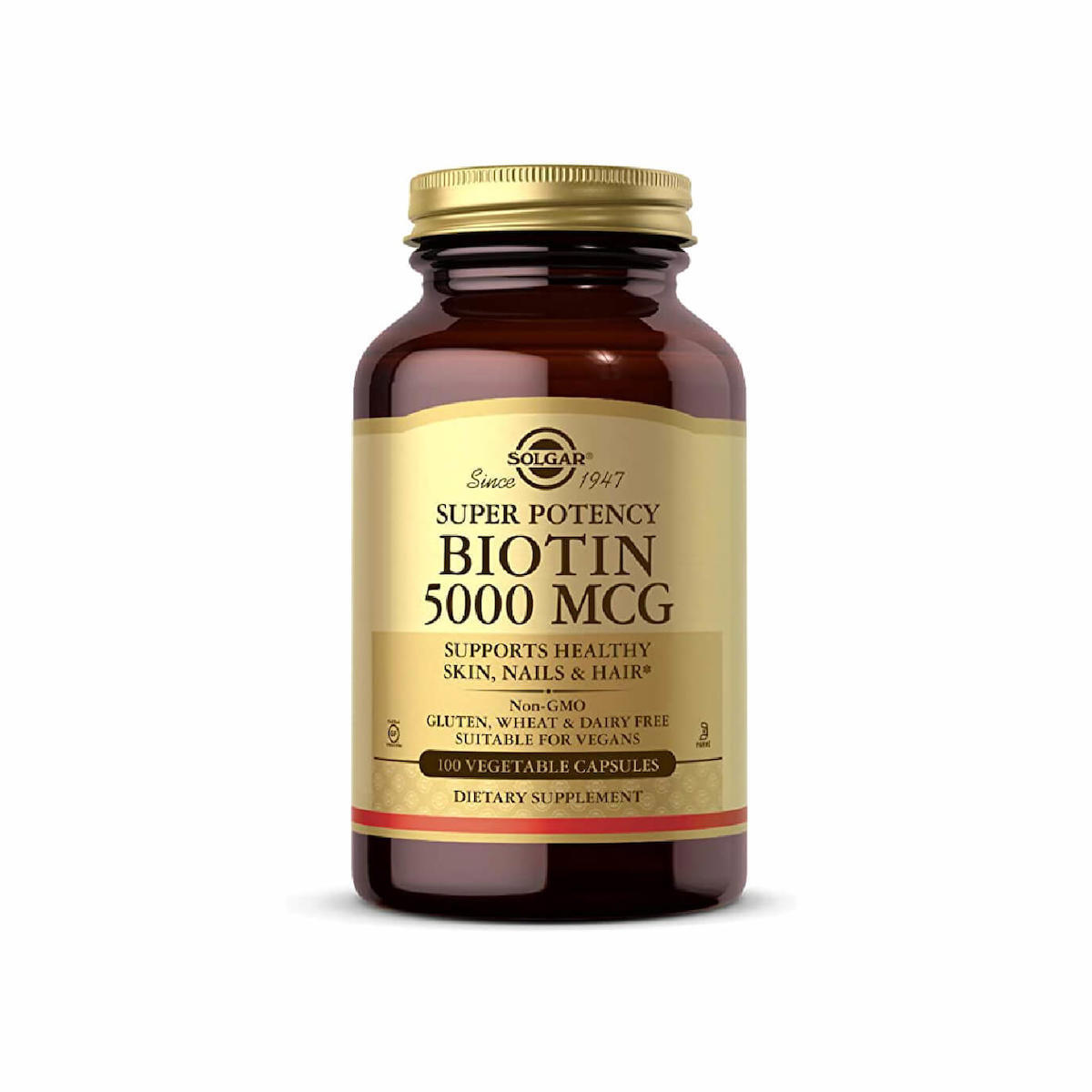 Solgar Biotin Sade Unisex Vitamin 100 Kapsül