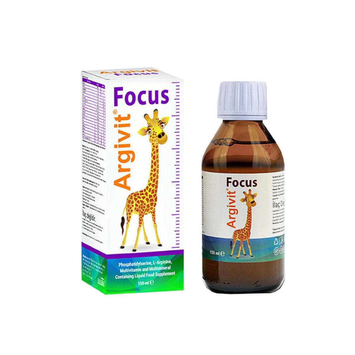 Focus Argivit Aromasız Çocuk Vitamin 150 ml