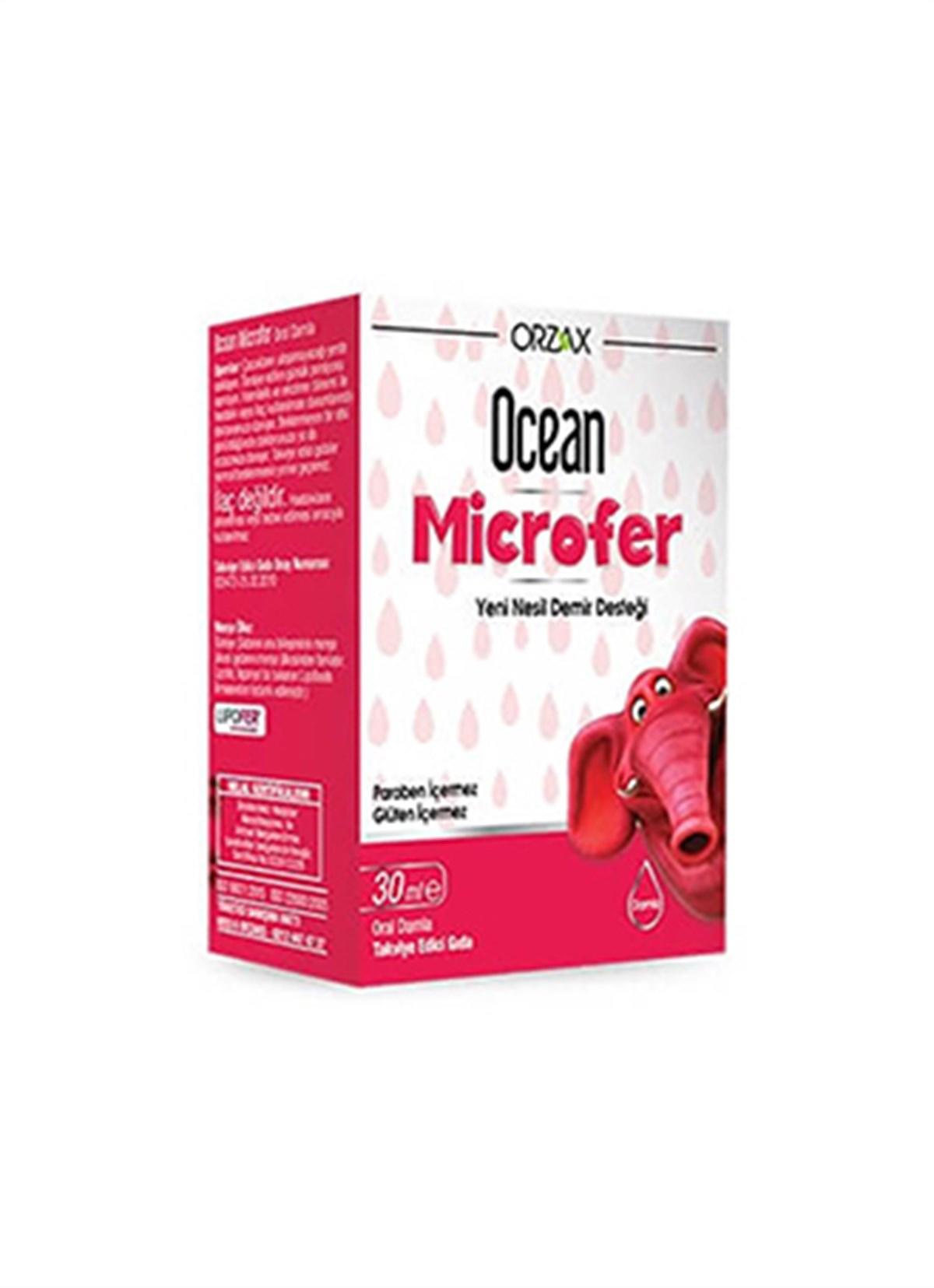 Ocean Orzax Microfer Aromasız Çocuk Vitamin 30 ml