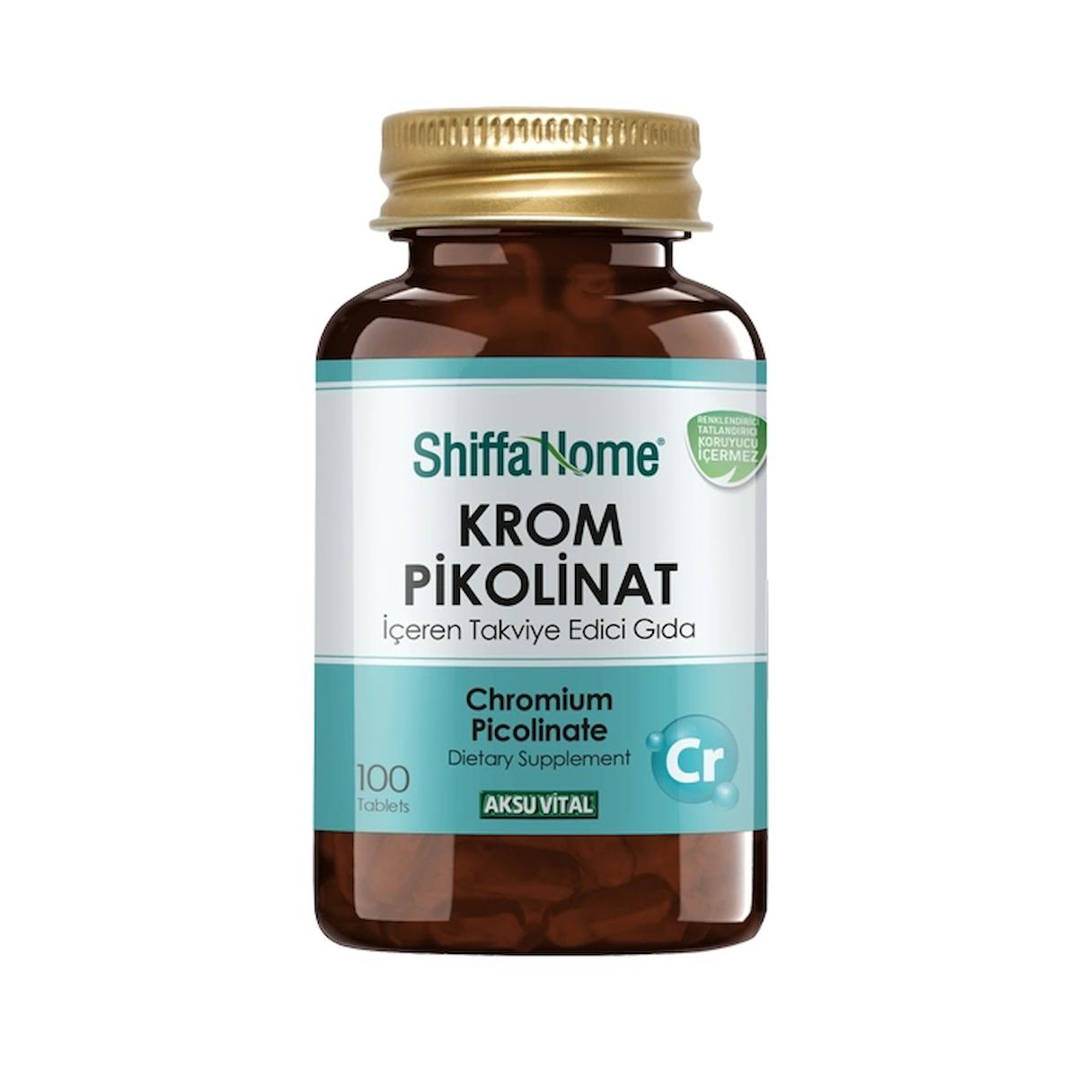 Shiffa Home Krom Pikolinat Aromasız Unisex Vitamin 60 Kapsül