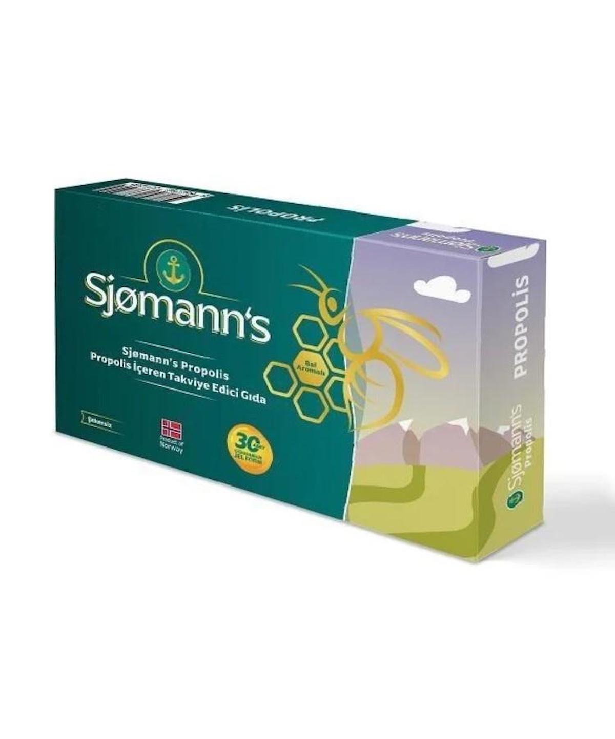 Sjomann'S Propolis Aromasız Unisex Vitamin 30 Kapsül