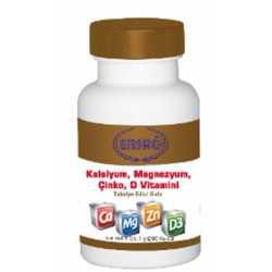 Ersağ Çinko - Magnezyum D Sade Unisex Vitamin 90 Kapsül