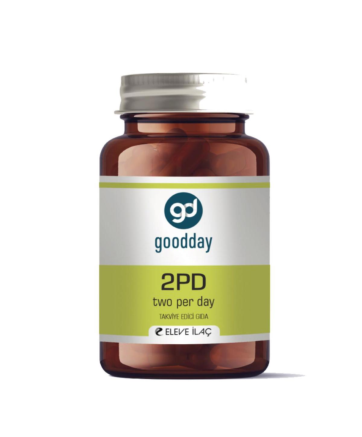 Goodday 2Pd (Two Per Day) Aromasız Unisex Vitamin 60 Kapsül