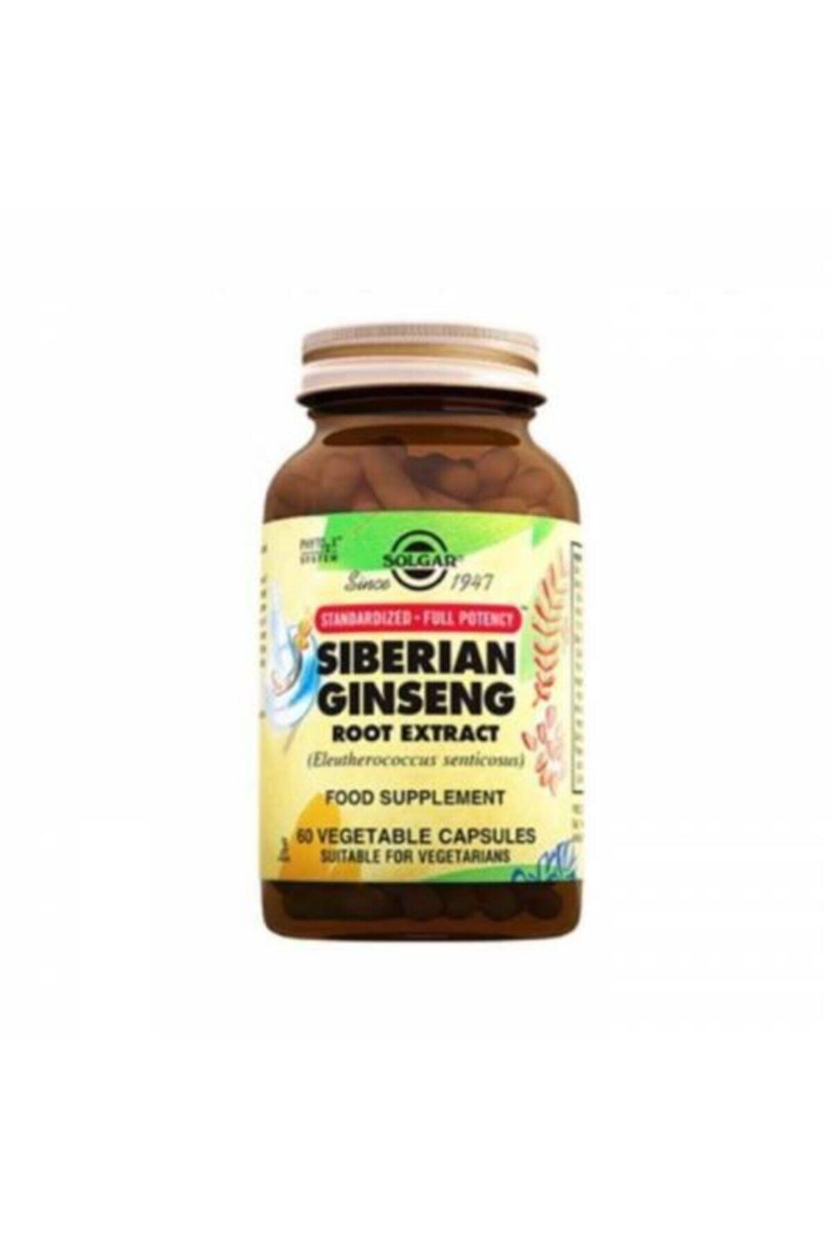 Solgar Ginseng Aromasız Unisex Vitamin 60 Kapsül