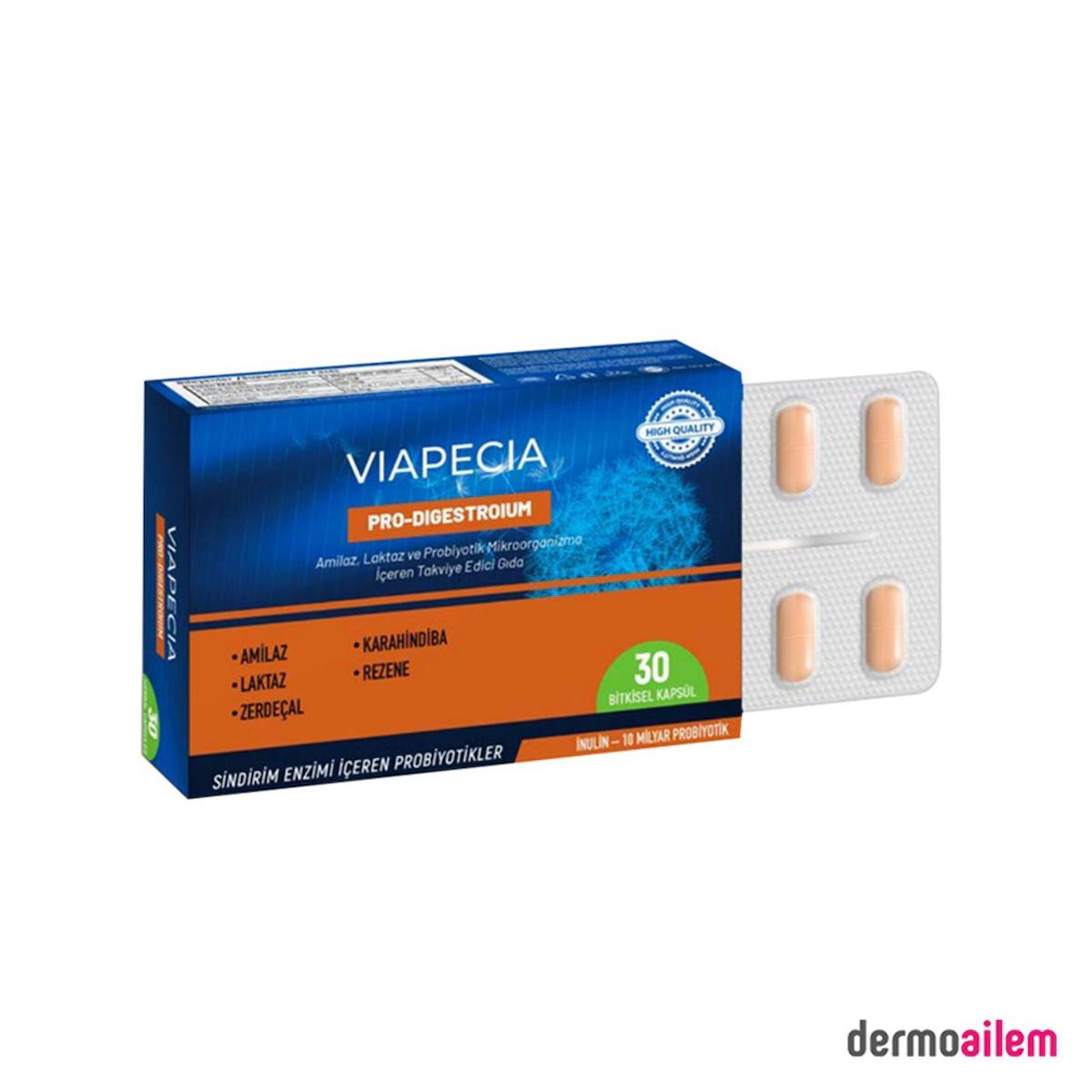 Viapecia Pro-Digestroium Aromasız Unisex Vitamin 30 Tablet