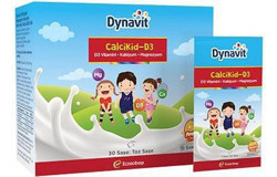 Eczacıbaşı Dynavit Calcikid-D3 Sade Çocuk Vitamin 30 Şase
