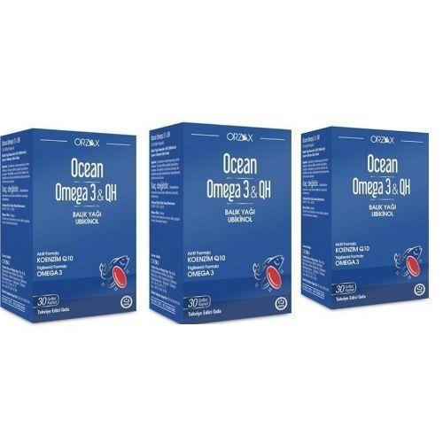 Orzax Ocean Omega 3 Sade Unisex Vitamin 30 Tablet